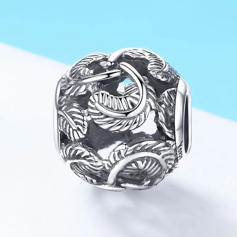 (immagine per) Charm tipo Pandora Ali d'epoca - SCC810 - Visualizza 2
