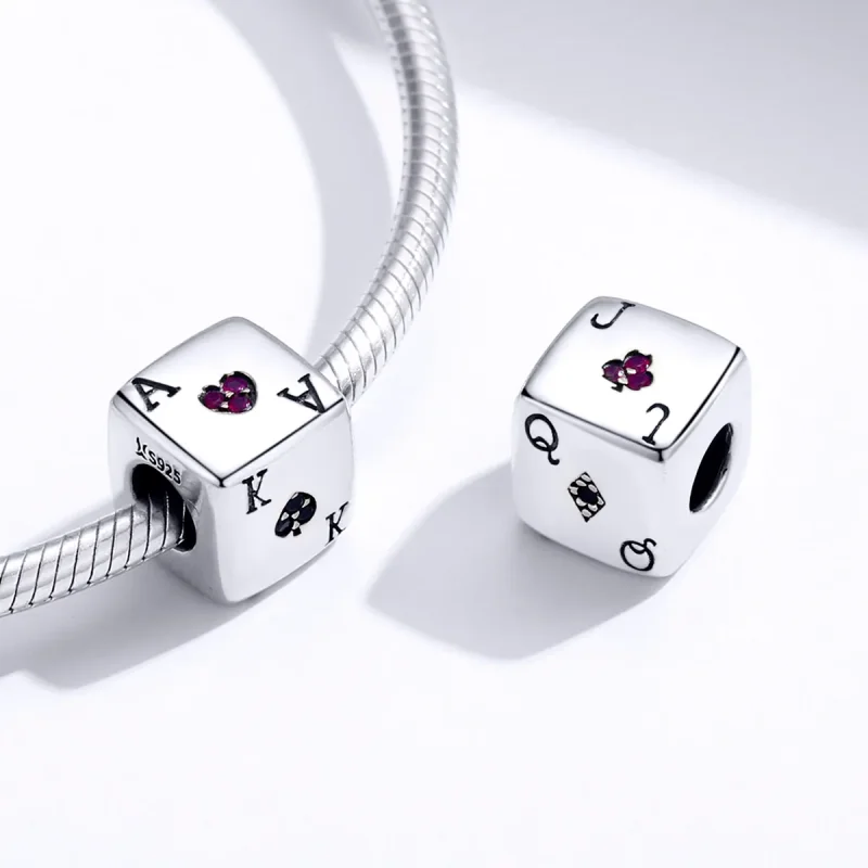 (immagine per) Charm tipo Pandora Ama i dadi - SCC1440 - Visualizza 4