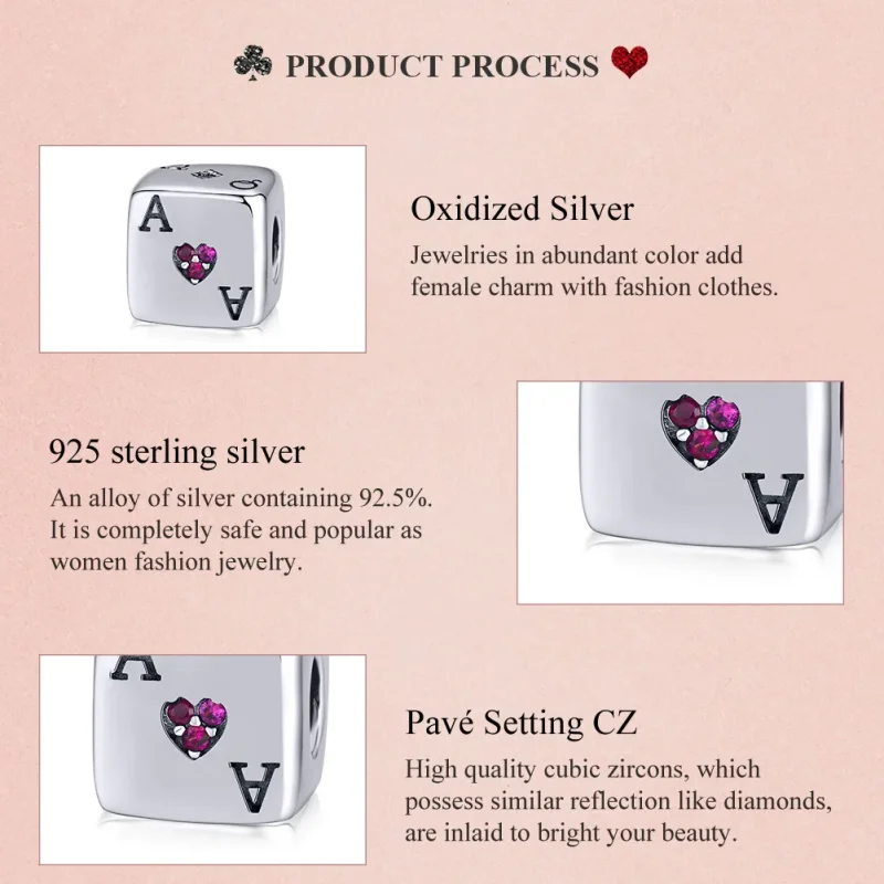 (immagine per) Charm tipo Pandora Ama i dadi - SCC1440 - Visualizza 8