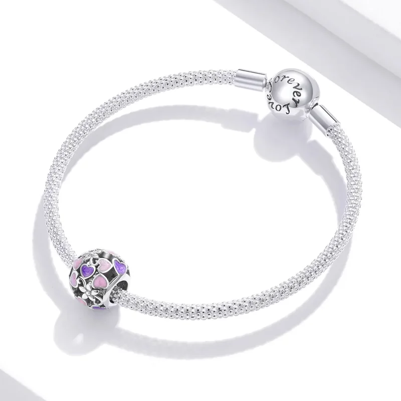 (immagine per) Charm tipo Pandora Ama i fiori - SCC1798 - Visualizza 3