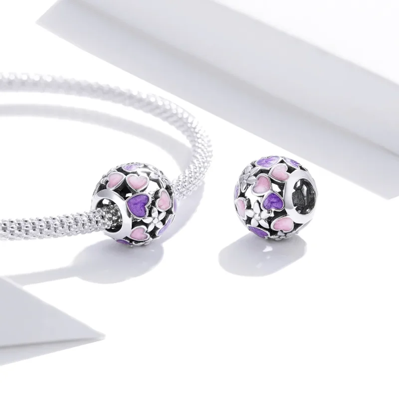 (immagine per) Charm tipo Pandora Ama i fiori - SCC1798 - Visualizza 4