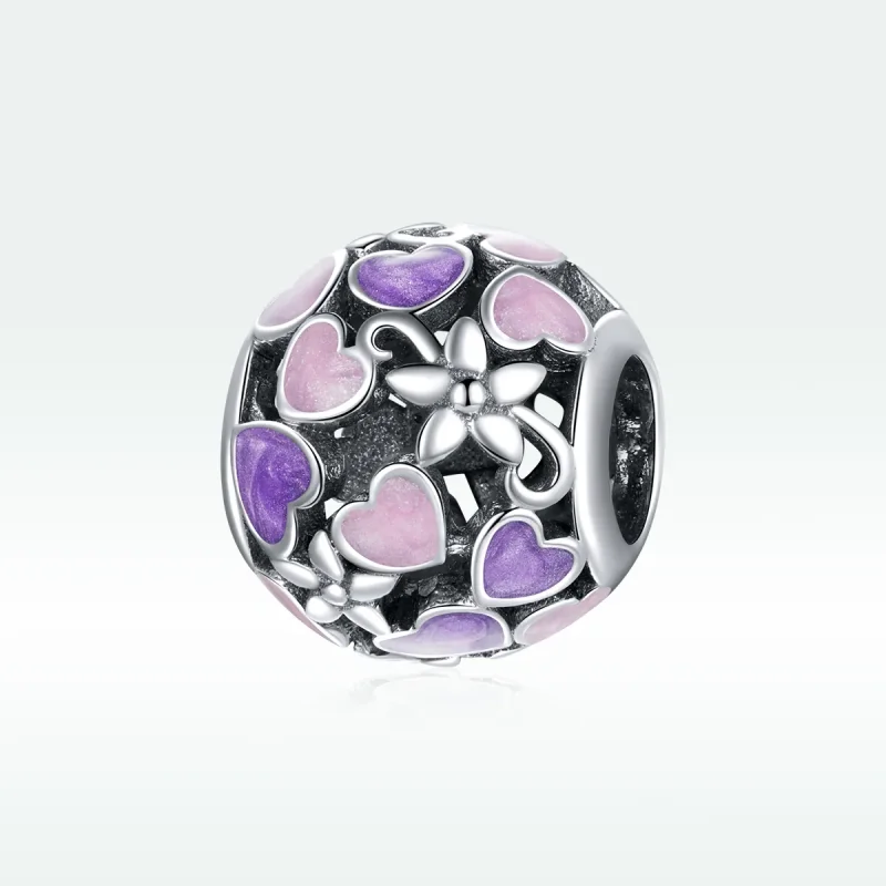 (immagine per) Charm tipo Pandora Ama i fiori - SCC1798 - Visualizza 5