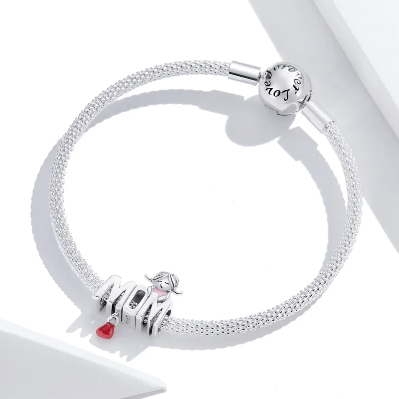 (immagine per) Charm tipo Pandora Ama mamma - SCC1461 - Visualizza 2