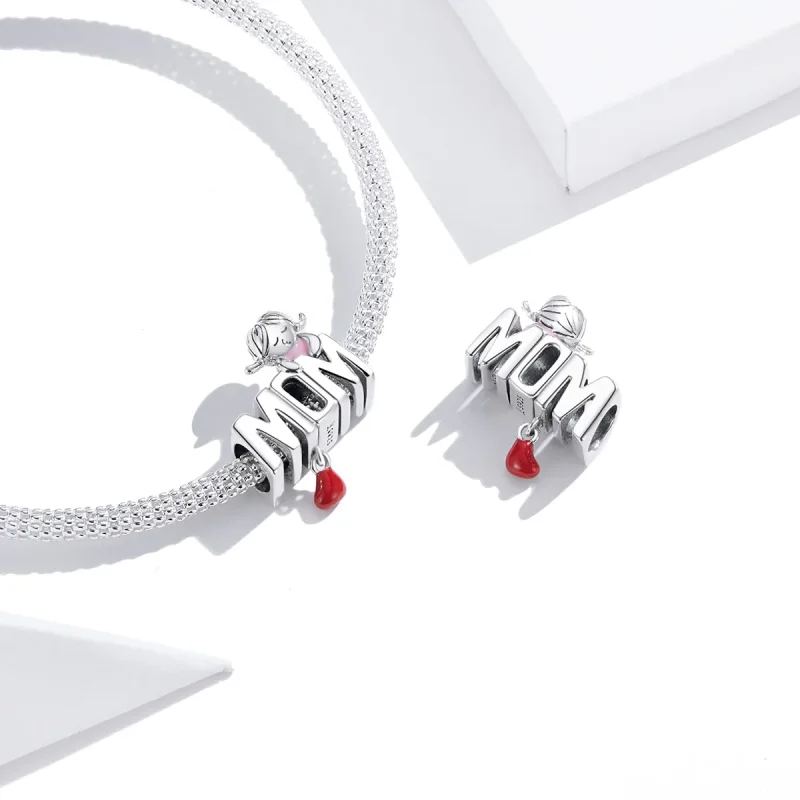 (immagine per) Charm tipo Pandora Ama mamma - SCC1461 - Visualizza 3