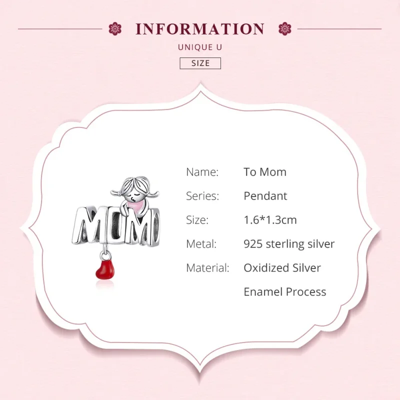 (immagine per) Charm tipo Pandora Ama mamma - SCC1461 - Visualizza 6