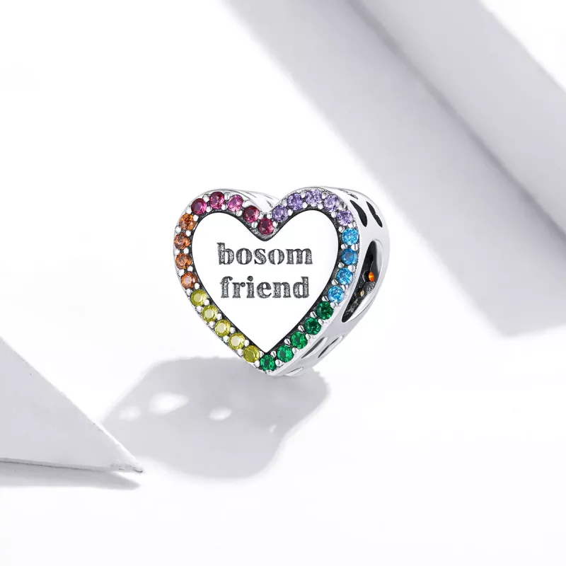 (immagine per) Charm tipo Pandora Amicizia per sempre - SCC1759 - Visualizza 2
