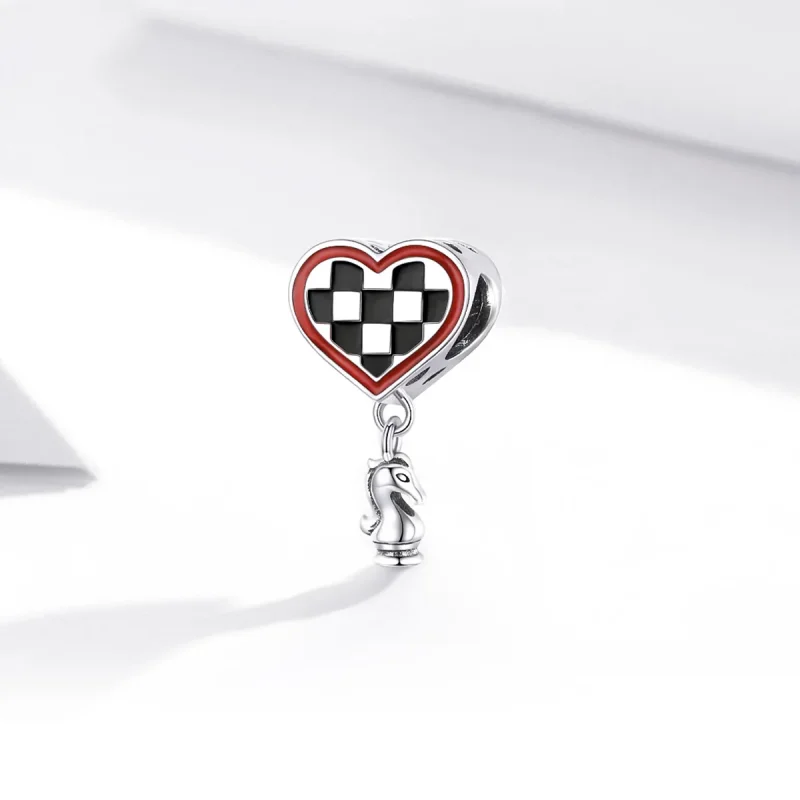 (immagine per) Charm tipo Pandora Amo gli scacchi - SCC1833 - Visualizza 2