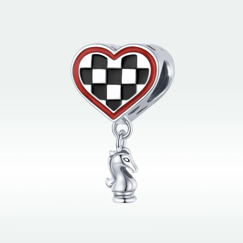 (immagine per) Charm tipo Pandora Amo gli scacchi - SCC1833 - Visualizza 5