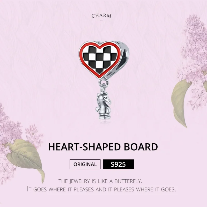 (immagine per) Charm tipo Pandora Amo gli scacchi - SCC1833 - Visualizza 6