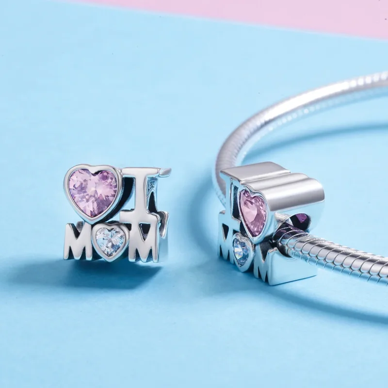 (immagine per) Charm tipo Pandora Amo la MAMMA - SCC579 - Visualizza 5