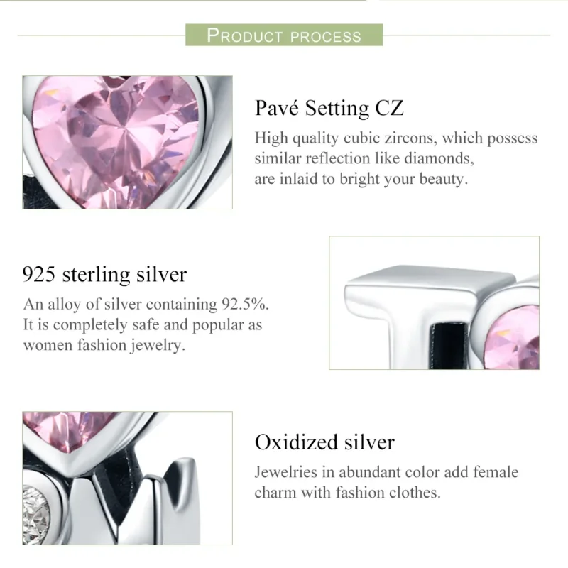 (immagine per) Charm tipo Pandora Amo la MAMMA - SCC579 - Visualizza 8