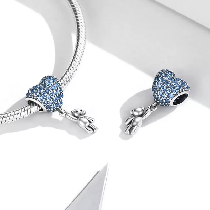(immagine per) Charm tipo Pandora Amo l'orso palloncino - SCC2023 - Visualizza 4