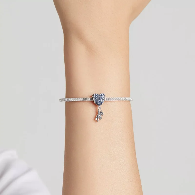(immagine per) Charm tipo Pandora Amo l'orso palloncino - SCC2023 - Visualizza 5