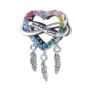 (immagine per) Charm tipo Pandora Amore acchiappasogni - BSC506