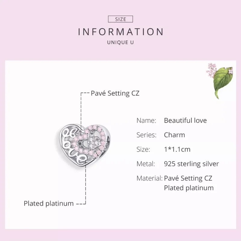 (immagine per) Charm tipo Pandora Amore della vita - SCC1301 - Visualizza 3