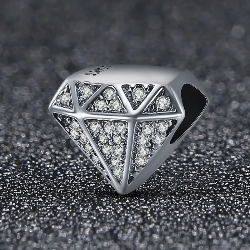 (immagine per) Charm tipo Pandora Amore di diamante - SCC397 - Visualizza 2