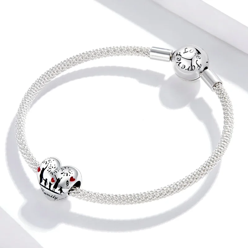 (immagine per) Charm tipo Pandora Amore familiare - SCC1634 - Visualizza 3