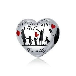 (immagine per) Charm tipo Pandora Amore familiare - SCC1634