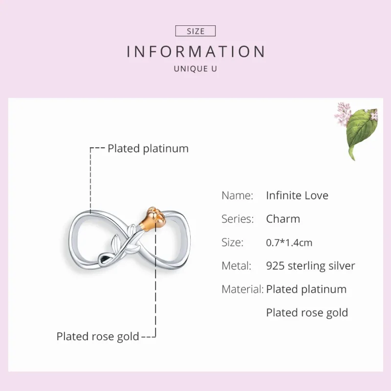 (immagine per) Charm tipo Pandora Amore infinito - SCC1463 - Visualizza 7