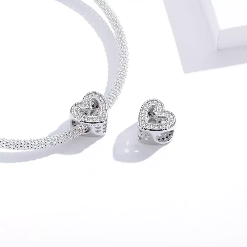 (immagine per) Charm tipo Pandora Amore intelligente - BSC213 - Visualizza 3