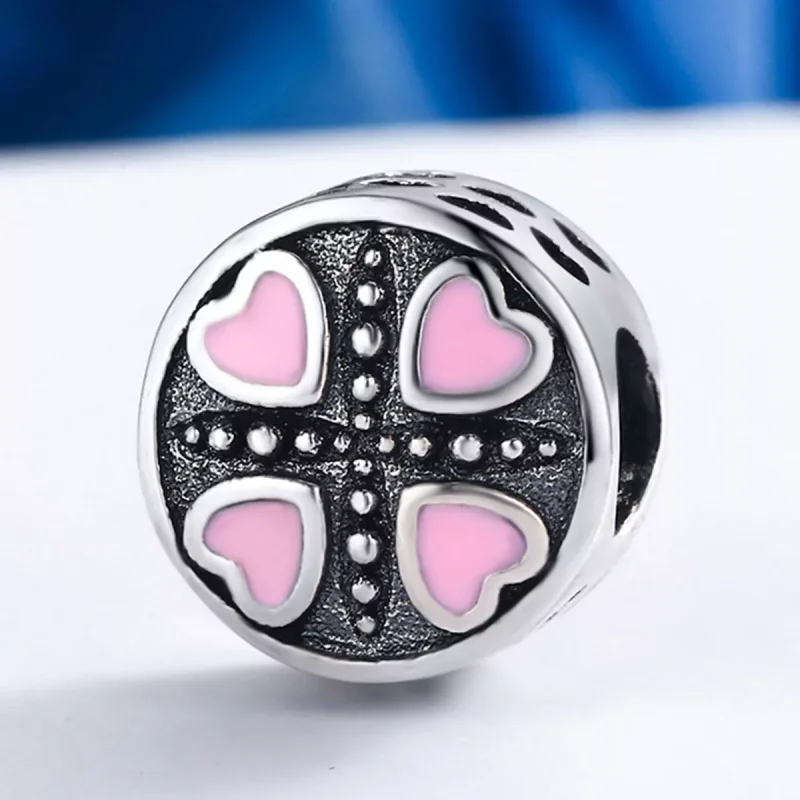 (immagine per) Charm tipo Pandora Amore rosa - SCC157 - Visualizza 3