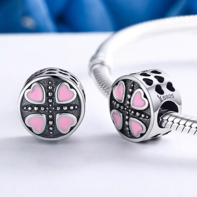 (immagine per) Charm tipo Pandora Amore rosa - SCC157 - Visualizza 4