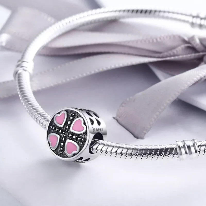 (immagine per) Charm tipo Pandora Amore rosa - SCC157 - Visualizza 5
