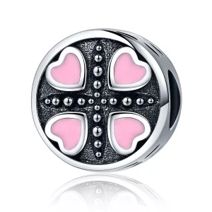 (immagine per) Charm tipo Pandora Amore rosa - SCC157