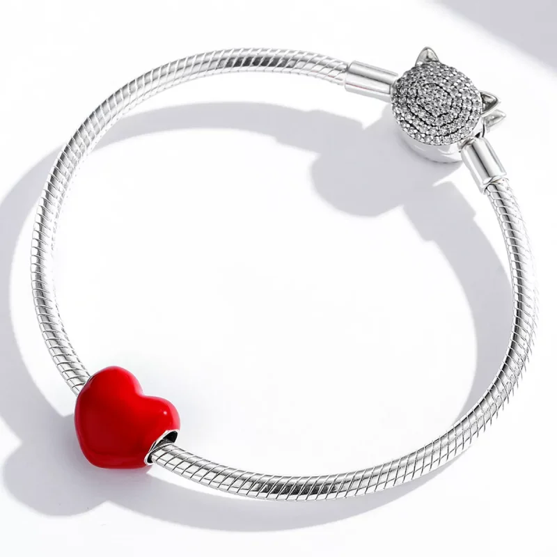 (immagine per) Charm tipo Pandora Amore semplice - SCC1986-RD - Visualizza 3