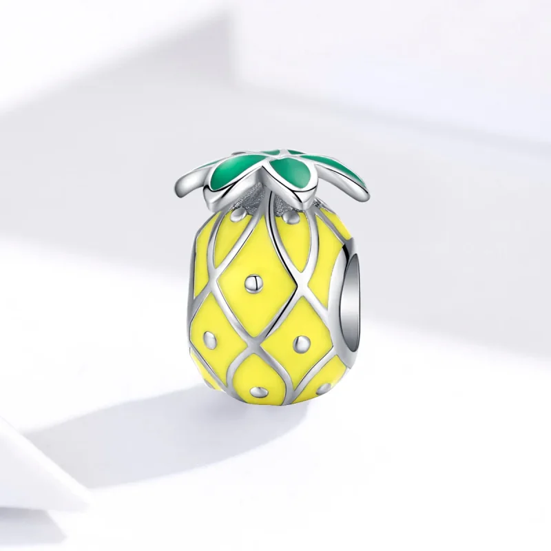 (immagine per) Charm tipo Pandora Ananas - BSC128 - Visualizza 2