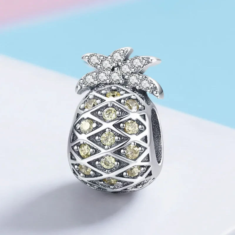 (immagine per) Charm tipo Pandora Ananas estivo - SCC936 - Visualizza 2