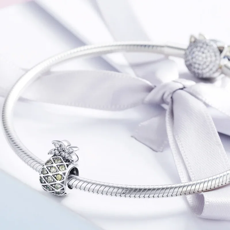 (immagine per) Charm tipo Pandora Ananas estivo - SCC936 - Visualizza 3
