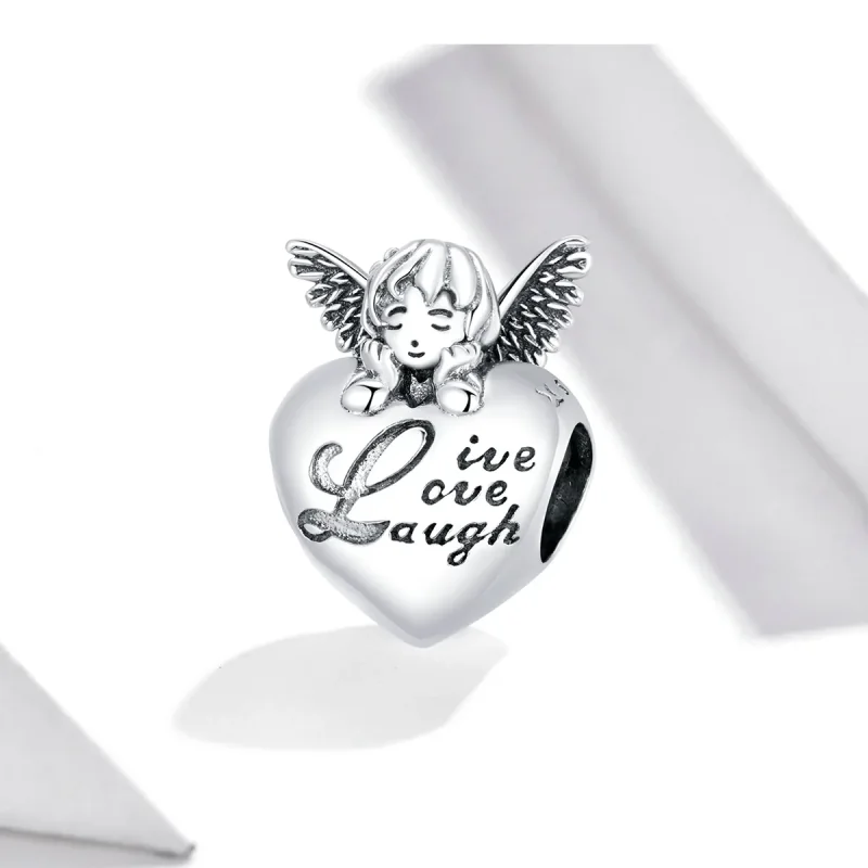 (immagine per) Charm tipo Pandora Angelo del Ringraziamento - SCC1633 - Visualizza 2