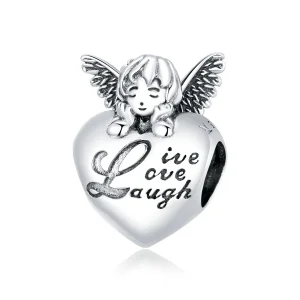 (immagine per) Charm tipo Pandora Angelo del Ringraziamento - SCC1633