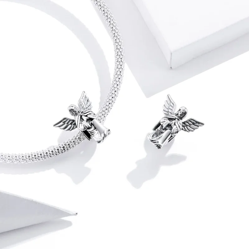 (immagine per) Charm tipo Pandora Angelo dell'Amore - BSC314 - Visualizza 4