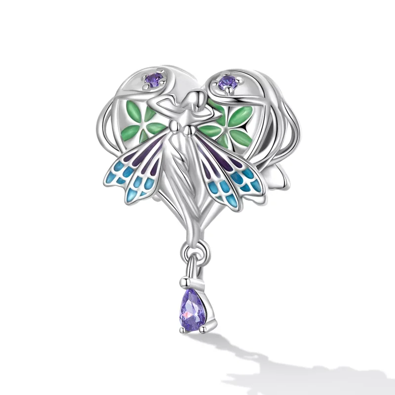 (immagine per) Charm tipo Pandora Angelo dell'amore - SCC2296 - Visualizza 2