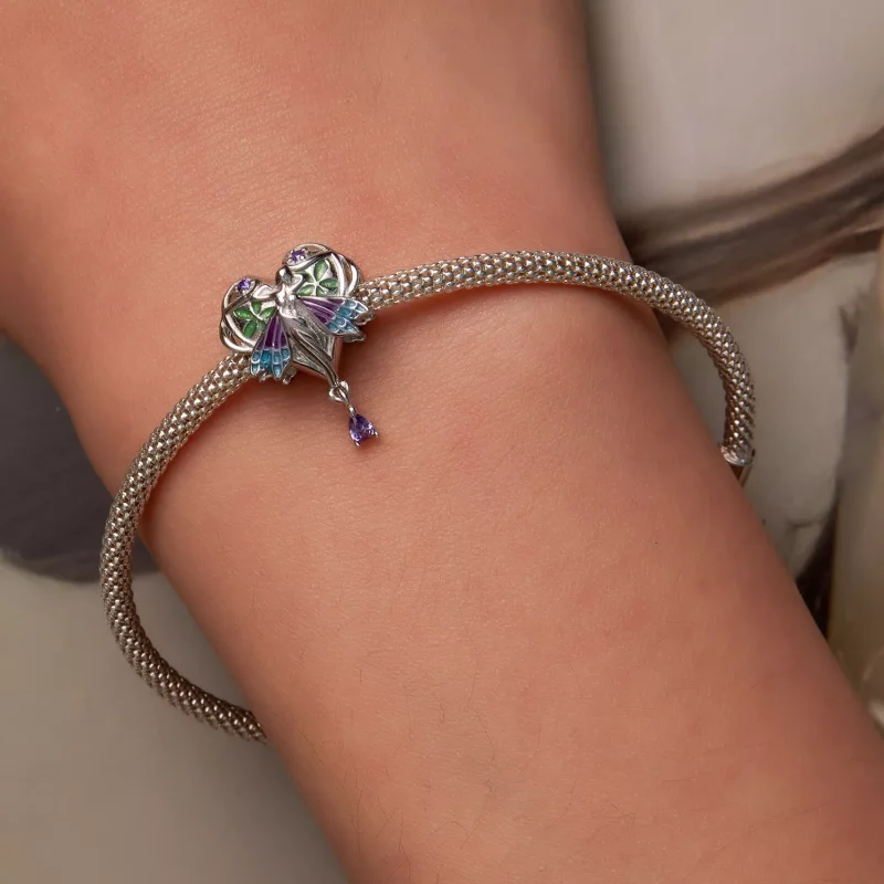 (immagine per) Charm tipo Pandora Angelo dell'amore - SCC2296 - Visualizza 6