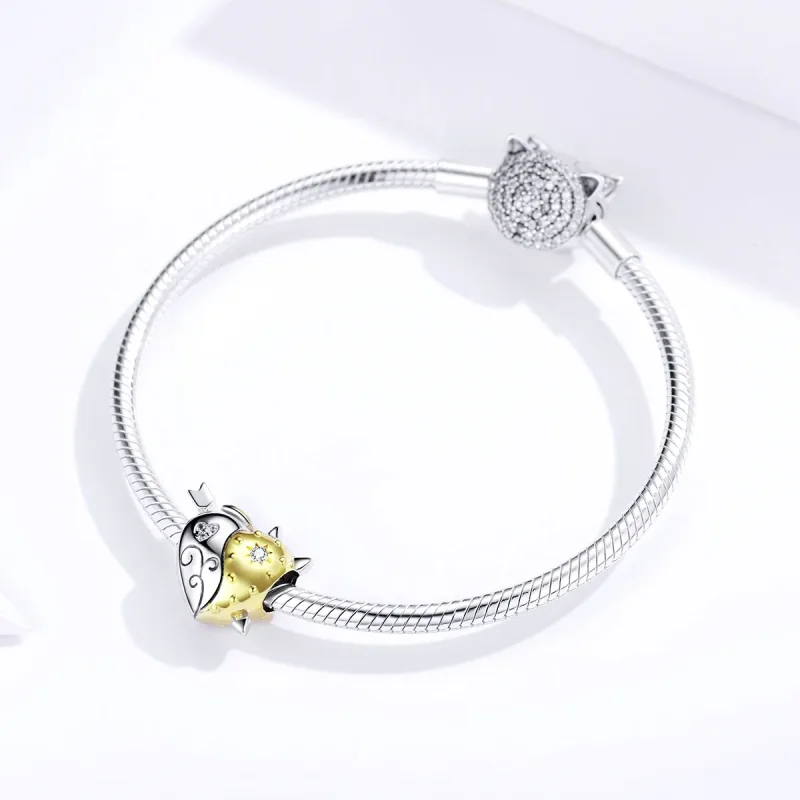 (immagine per) Charm tipo Pandora Angelo & Diavolo - BSC107 - Visualizza 3
