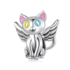 (immagine per) Charm tipo Pandora Angelo Gatto - SCC2299