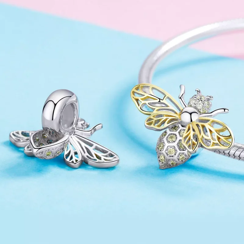 (immagine per) Charm tipo Pandora Ape - BSC067 - Visualizza 4