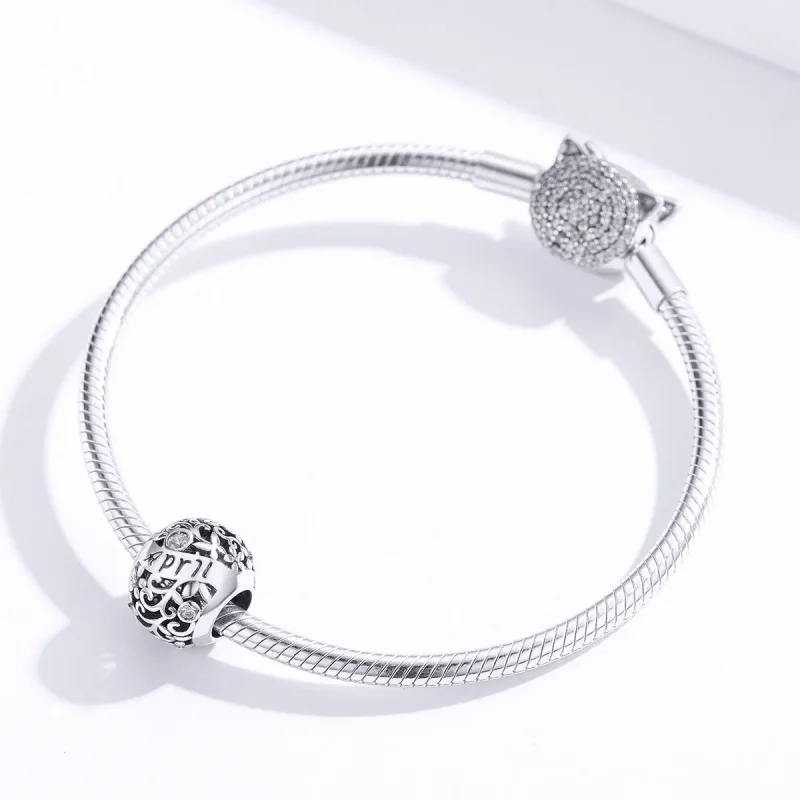 (immagine per) Charm tipo Pandora Aprile Birthstone - SCC1385-4 - Visualizza 2