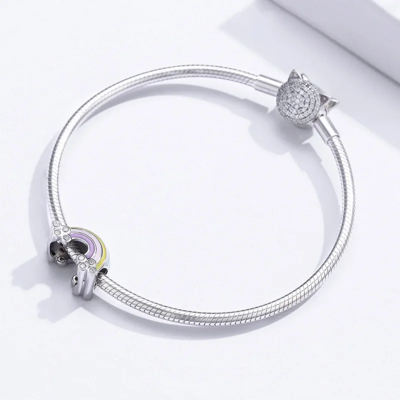 (immagine per) Charm tipo Pandora Arcobaleno - SCC1425 - Visualizza 3