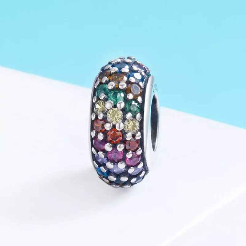 (immagine per) Charm tipo Pandora Arcobaleno - SCC583 - Visualizza 3