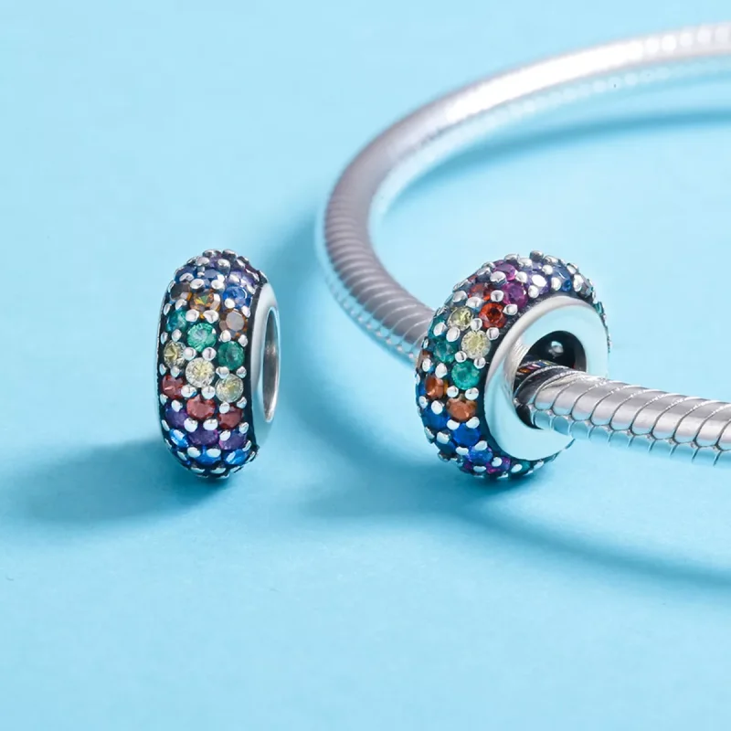(immagine per) Charm tipo Pandora Arcobaleno - SCC583 - Visualizza 5