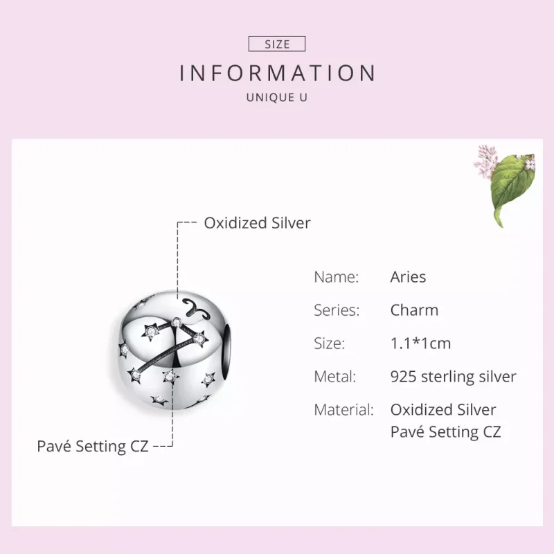 (immagine per) Charm tipo Pandora Ariete - SCC1218-1 - Visualizza 3