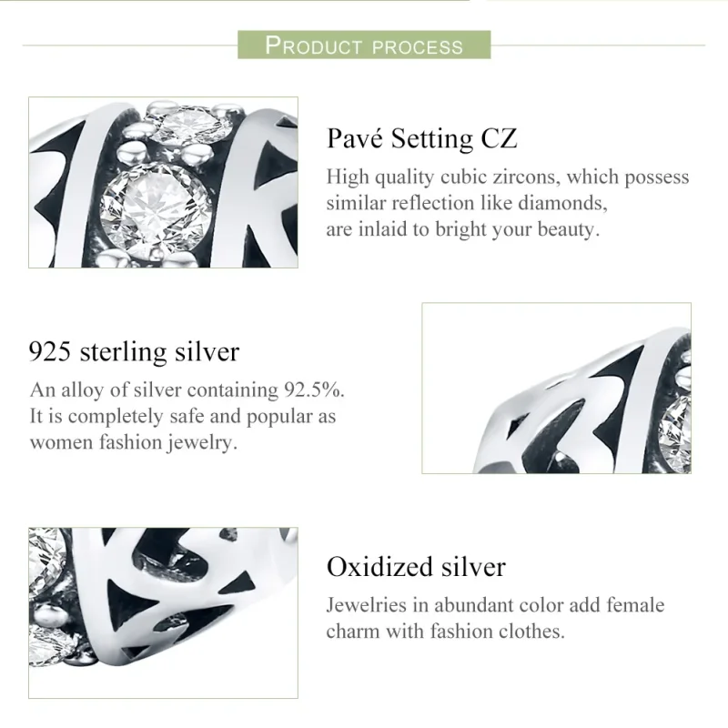(immagine per) Charm tipo Pandora Ascolta Amore - SCC523 - Visualizza 6