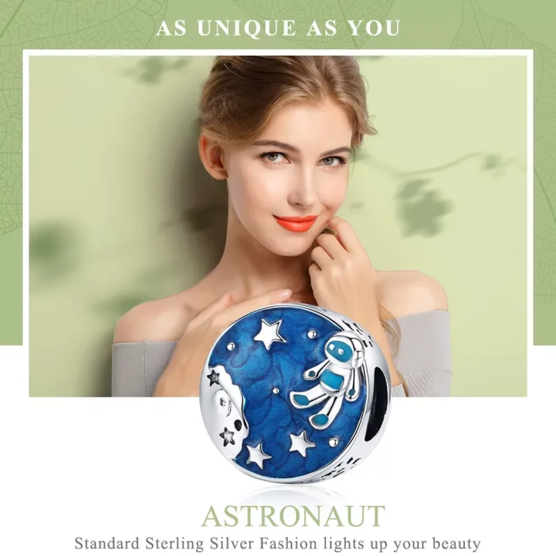 (immagine per) Charm tipo Pandora Astronauta - SCC1148 - Visualizza 2