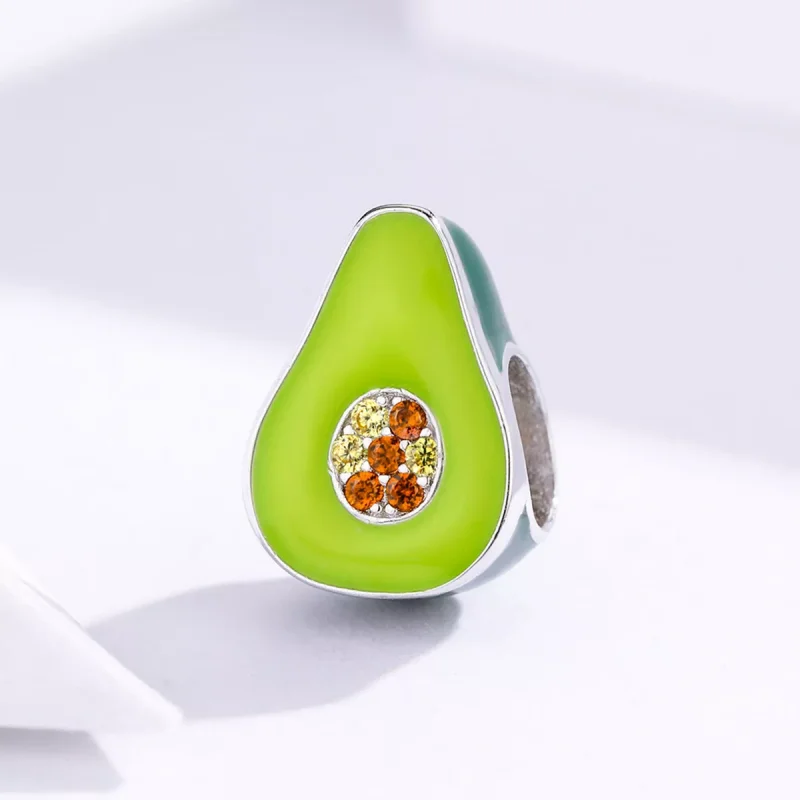(immagine per) Charm tipo Pandora Avocado - BSC129 - Visualizza 2