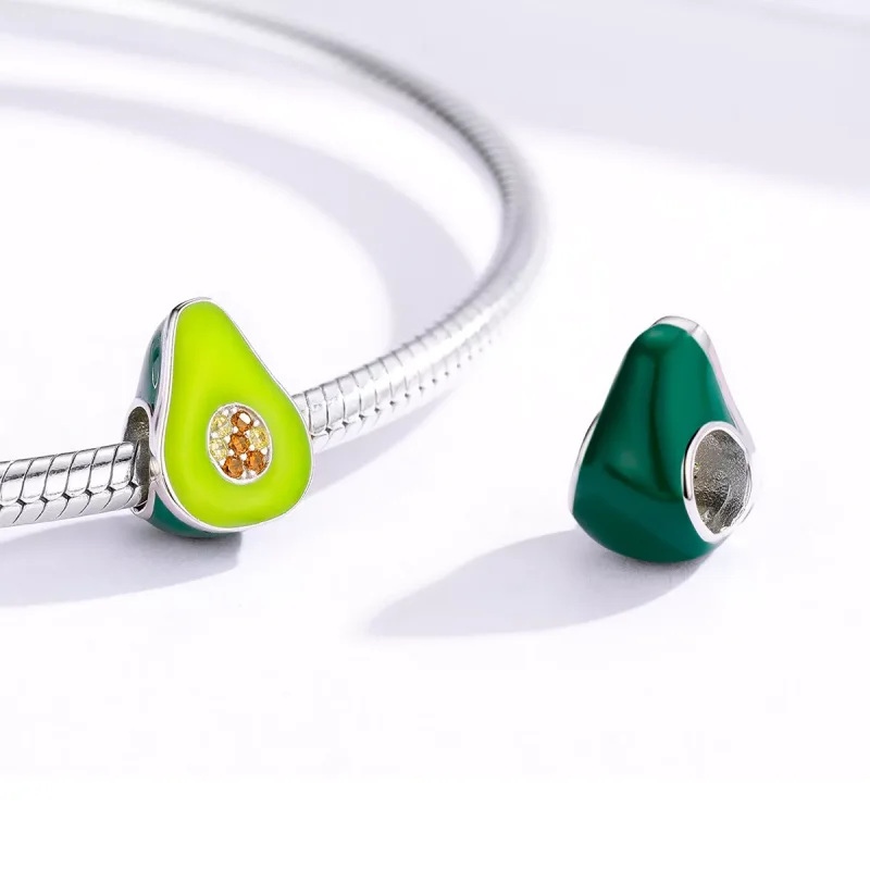(immagine per) Charm tipo Pandora Avocado - BSC129 - Visualizza 3