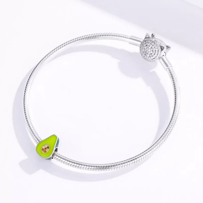 (immagine per) Charm tipo Pandora Avocado - BSC129 - Visualizza 4